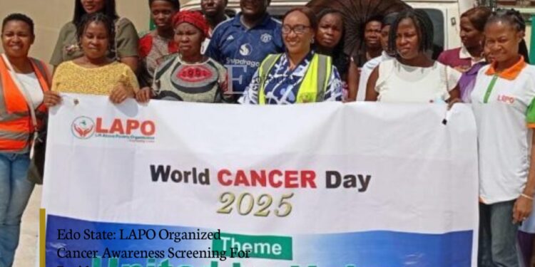 Edo State: LAPO Organized Cancer Awareness Screening For Residents