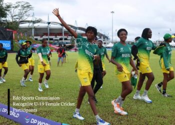 Edo Sports Commission Recognize U-19 Female Cricket Participants