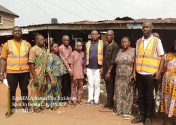 EdoSEMA Assess Fire Incidents Spot In Benin City (MORE DETAILS)