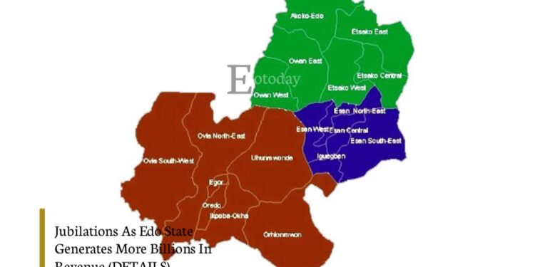 Jubilations As Edo State Generates More Billions In Revenue (DETAILS)