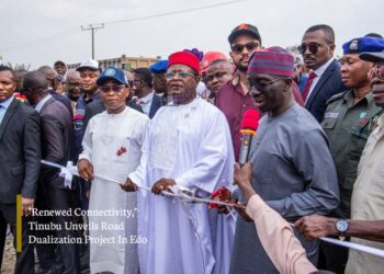 “Renewed Connectivity,” Tinubu Unveils Road Dualization Project In Edo