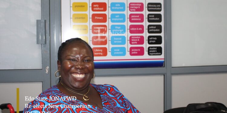 Edo State JONAPWD Re-elects New Chairperson (DETAILS)