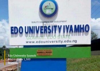 Edo University Iyamoh Matriculates 1,500 Students