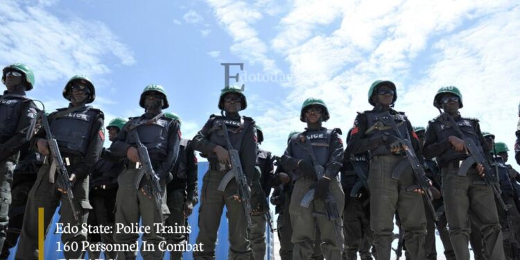 Edo State: Police Trains 160 Personnel In Combat (DETAILS)