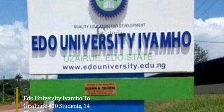 Edo University Iyamho To Graduate 430 Students, 14 First Class