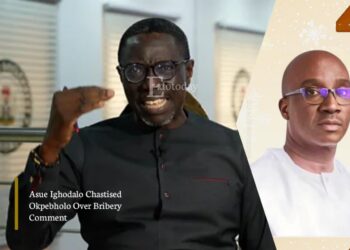 Asue Ighodalo Chastised Okpebholo Over Bribery Comment