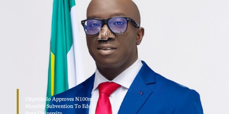 Okpebholo Approves N100m Monthly Subvention To Edo State University