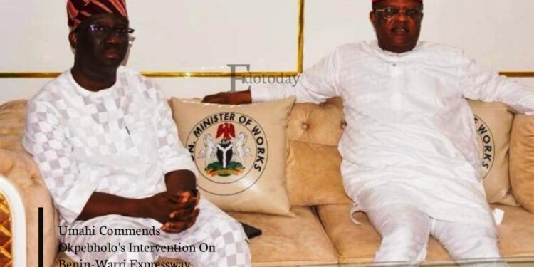 Umahi Commends Okpebholo’s Intervention On Benin-Warri Expressway