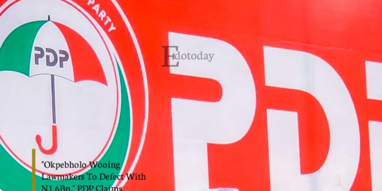 “Okpebholo Wooing Lawmakers To Defect With N1.6Bn,” PDP Claims