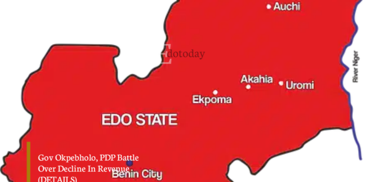 Gov Okpebholo, PDP Battle Over Decline In Revenue (DETAILS)