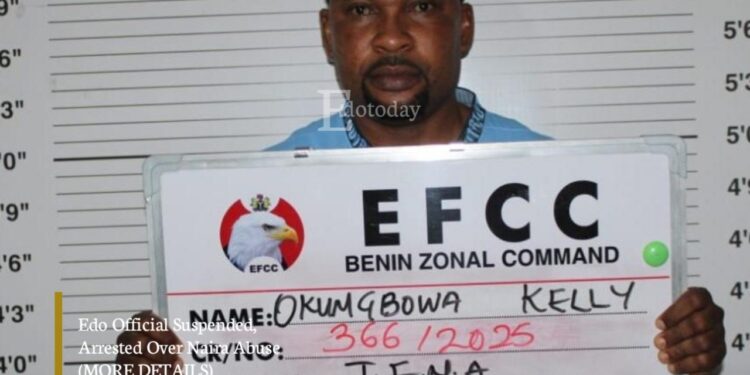 Edo Official Suspended, Arrested Over Naira Abuse (MORE DETAILS)