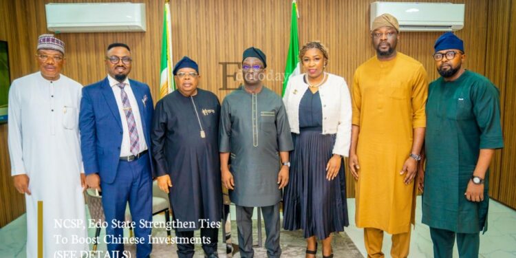 NCSP, Edo State Strengthen Ties To Boost Chinese Investments (SEE DETAILS)