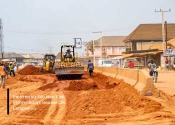 Excitements Edo State First Flyover Bridge Reaches 20% Completion