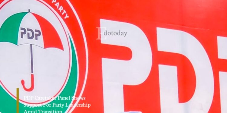 PDP Caretaker Panel Shows Support For Party Leadership Amid Transition