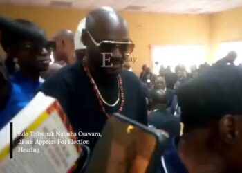 Edo Tribunal: Natasha Osawaru, 2Face Appears For Election Hearing