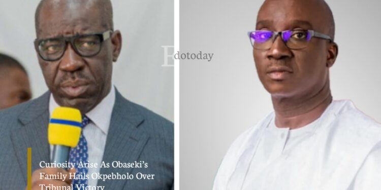 Curiosity Arise As Obaseki’s Family Hails Okpebholo Over Tribunal Victory
