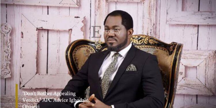 “Don’t Bother Appealing Verdict,” APC Advice Ighodalo, Obaseki
