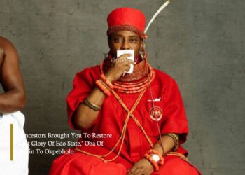 “Ancestors Brought You To Restore Lost Glory Of Edo State,” Oba Of Benin To Okpebholo