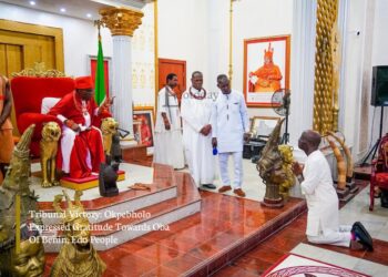 Tribunal Victory: Okpebholo Expressed Gratitude Towards Oba Of Benin, Edo People