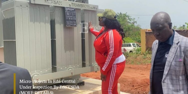 Micro-Projects In Edo Central Under Inspection By Edo-CSDA (MORE DETAILS)