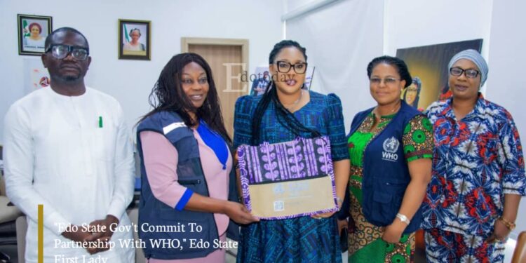 “Edo State Gov’t Commit To Partnership With WHO,” Edo State First Lady