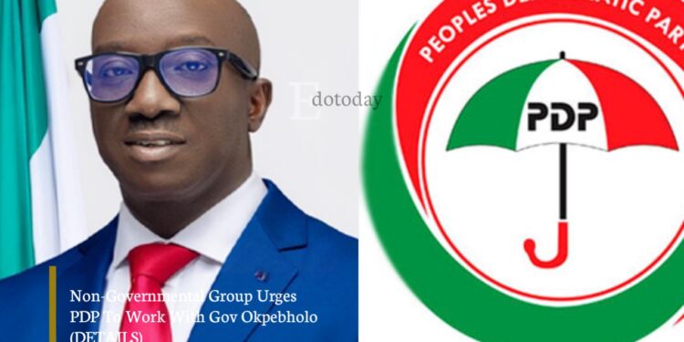 Non-Governmental Group Urges PDP To Work With Gov Okpebholo (DETAILS)