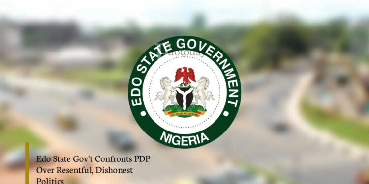Edo State Gov’t Confronts PDP Over Resentful, Dishonest Politics