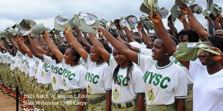 2025 Batch ‘A’ Stream I: Edo State Welcomes 1,900 Corps Members