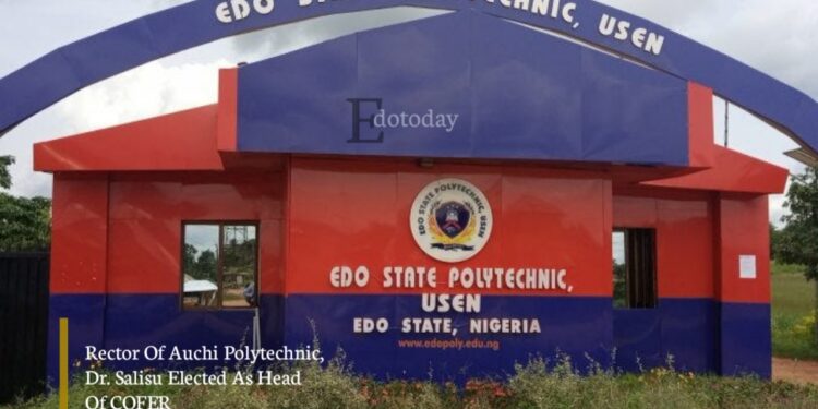 Rector Of Auchi Polytechnic, Dr. Salisu Elected As Head Of COFER