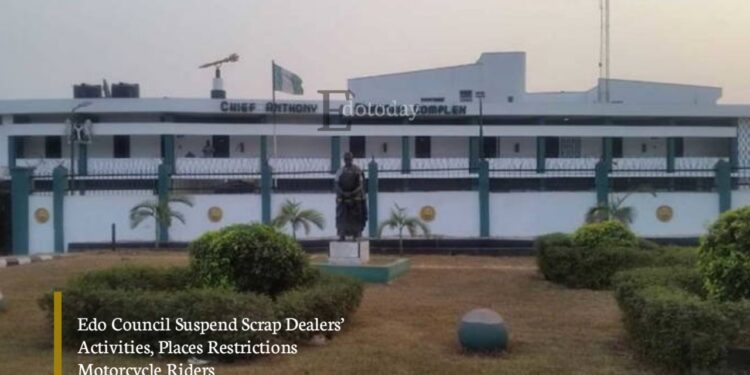 Edo Council Suspend Scrap Dealers’ Activities, Places Restrictions Motorcycle Riders