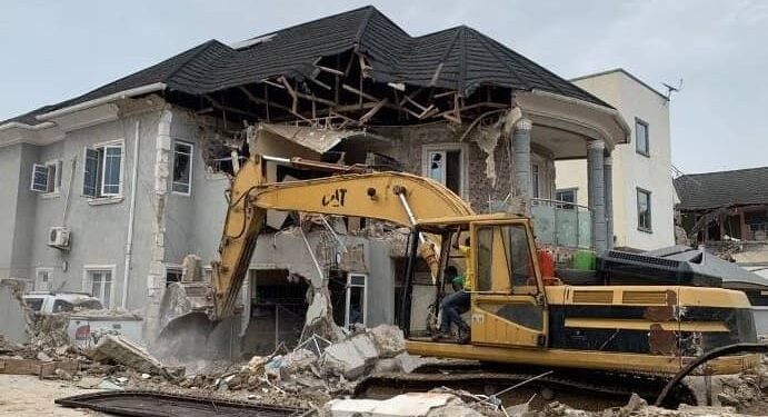 Just In : Edo State Gov orders demolition of Federal lawmaker’s residence