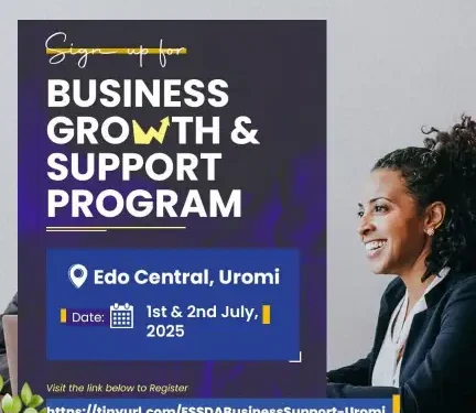 Edo ESSDA Free Business Growth & Support Program – See How to Register