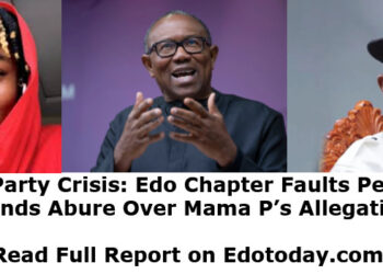Edo Labour Party Blames Peter Obi for Crisis, Defends Abure Against Mama Pee's Claims