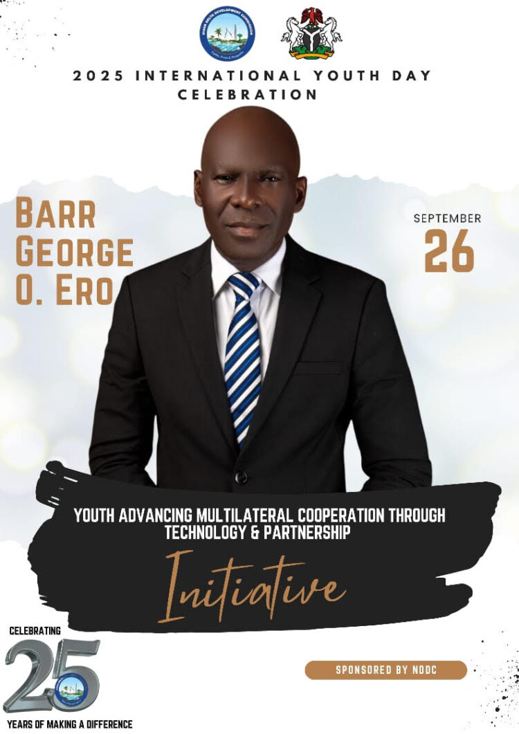 International Youth Day: Barr. George Omoruyi Ero Commends NDDC, Urges Youth to Embrace Technology and Shun Drug Abuse