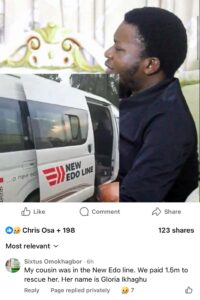 Kidnappers Reportedly Free Six New Edo Line Passengers After ₦60m Ransom Pickup at UBA Akpakpava, Benin