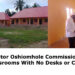 How Senator Oshiomhole Commissioned ₦222 Million Classrooms With No Desks or Chairs in Edo