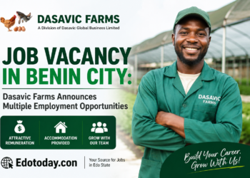 Job Vacancy in Benin City: Dasavic Farms Announces Multiple Employment Opportunities