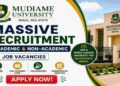 Mudiame University Irrua Opens Massive Recruitment for Academic and Non-Academic Positions