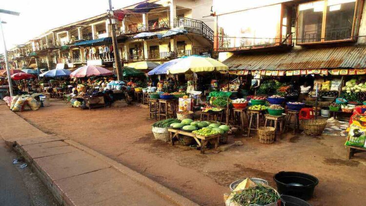vegetable market in bein city airport road