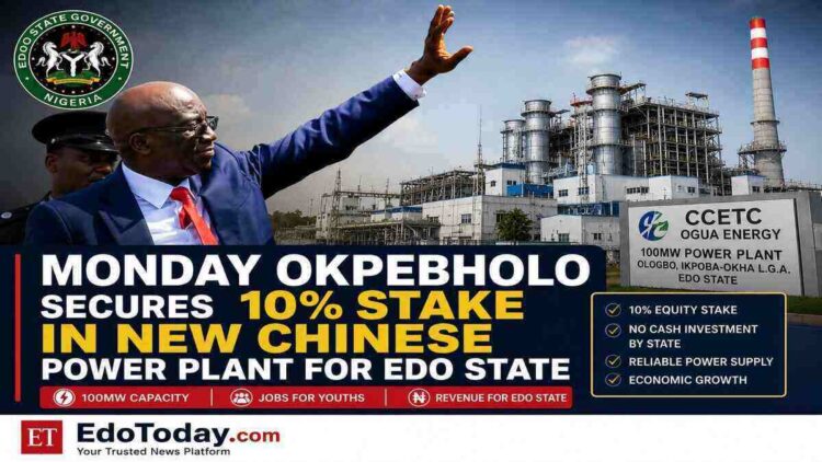 CCETC Ogua Energy Limited, Di Xiaohui. - Chinese Power plant in Edo state