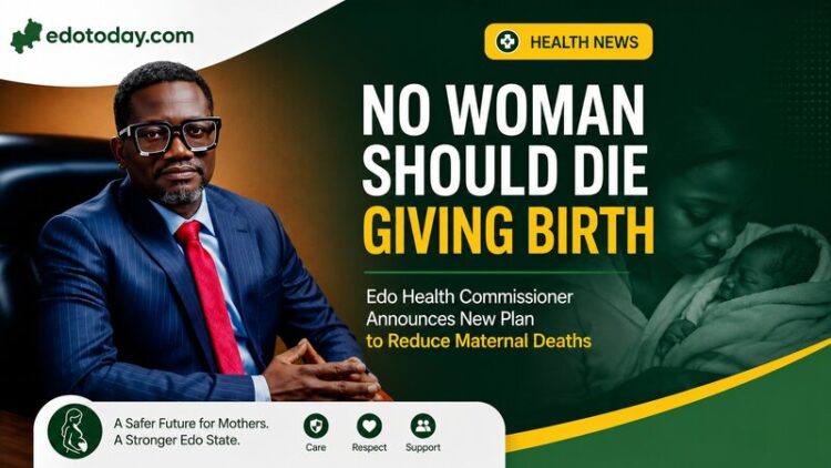No Woman Should Die Giving Birth – Edo Health Commissioner Announces New Plan to Reduce Maternal Deaths