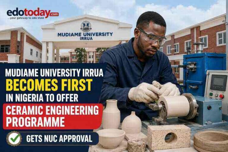 First in Nigeria to Offer Ceramic Engineering