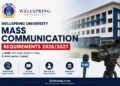 Wellspring University Mass Communication Requirements