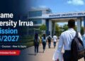 Mudiame University Admission 2026/2027: