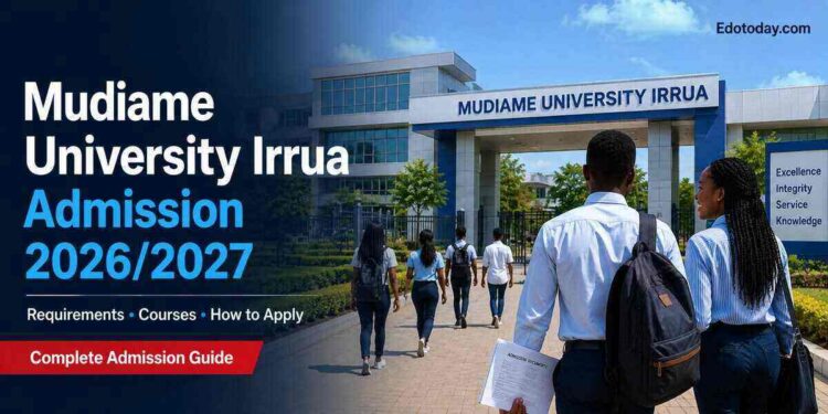Mudiame University Admission 2026/2027: