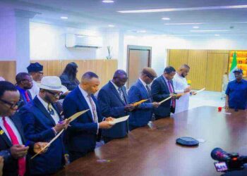 Okpebholo Swears in Terry Igiebor as Edo Ecological Commission Chairman