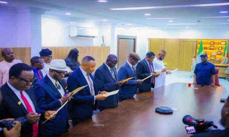 Okpebholo Swears in Terry Igiebor as Edo Ecological Commission Chairman