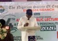 Mudiame University Vice-Chancellor Represents NSE President at 4th Annual Public Lecture and Distinguished Personalities Award Ceremony