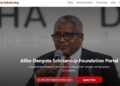 Dangote Foundation Announce Scholarships