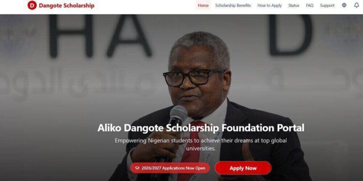 Dangote Foundation Announce Scholarships